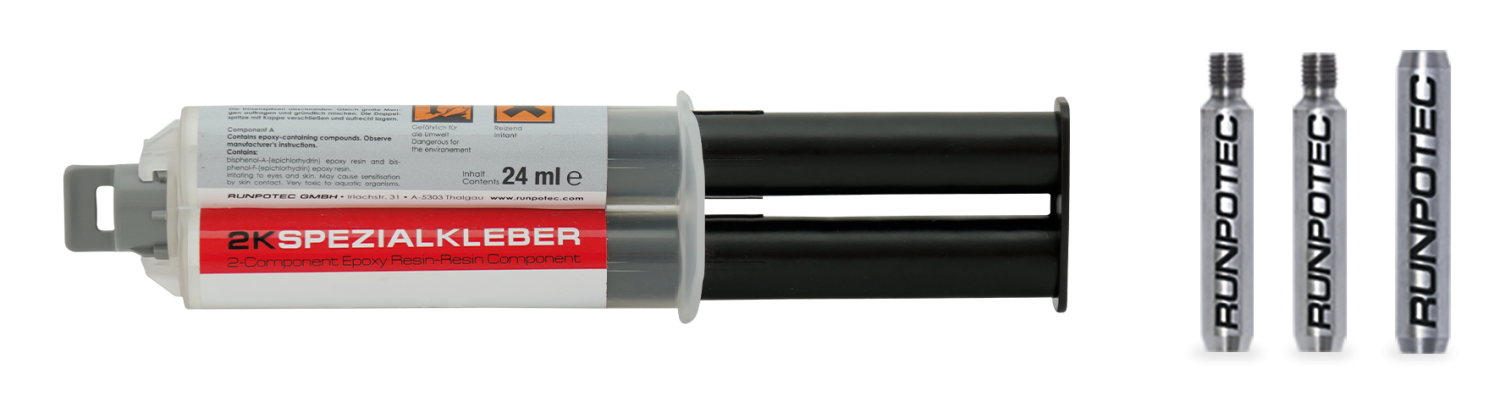 RVS Reparatieset Ø 9mm Glasvezel Trekveer, 4-delig