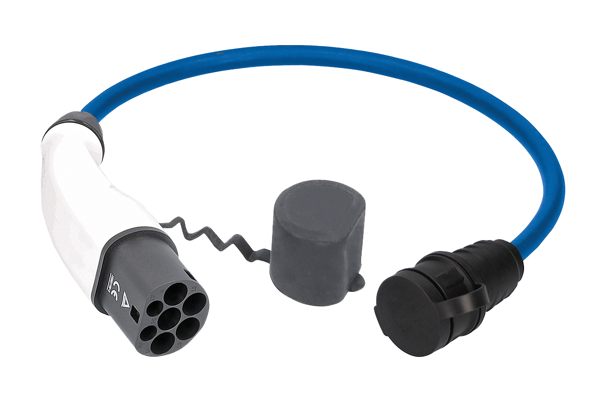 Adapter Oplaadkabel voor elektrische auto's 230V/16A 1-fase 3,6kW 0,5m