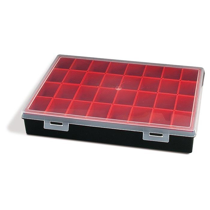 Assortimentsdoos Zwart met 32 Inzetbakjes 330/50/32 330 x 247 x 54mm