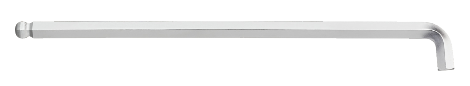 Inbussleutel Kogelkop met korte kop 369T mat verchroomd 1,5mm