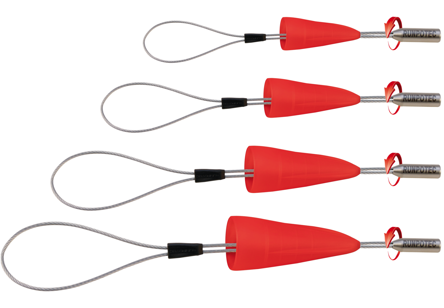 Runpofix Kabeltreklussenset RTG6 Ø14-30mm met swivel, 4-delig