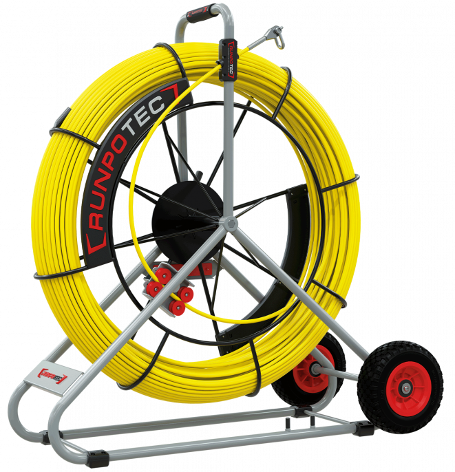 Profi-set Glasvezel Trekveer Ø 11mm RTG12 150m incl. Haspel