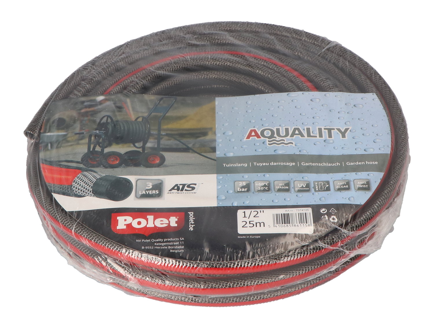 Tuinslang Profi Pro Aquality 1/2"- 13mm 25M