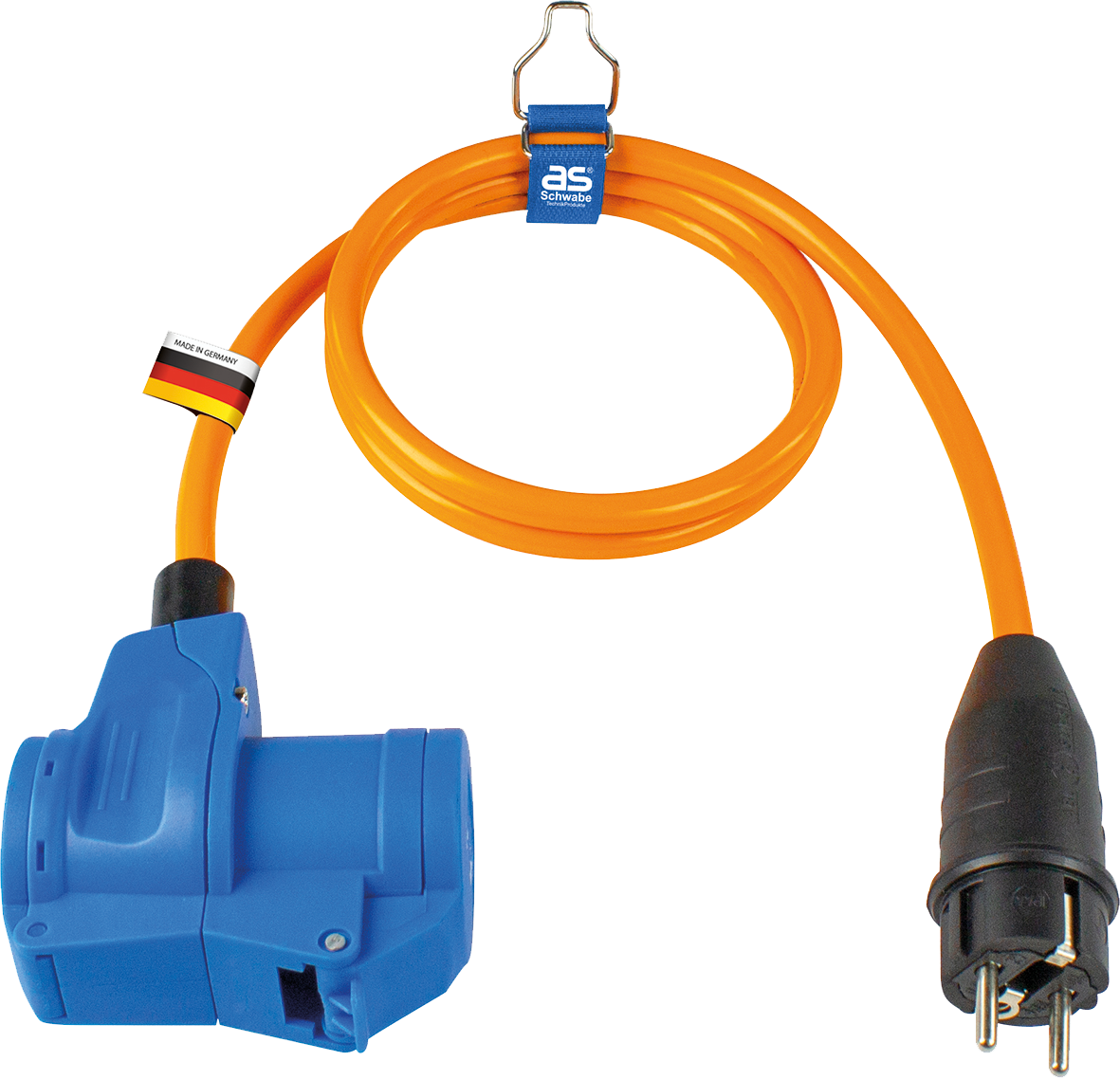 Camping CEE Adapterkabel PUR 230V/16A IP44 H07BQ-F 3G2,5 1,5m