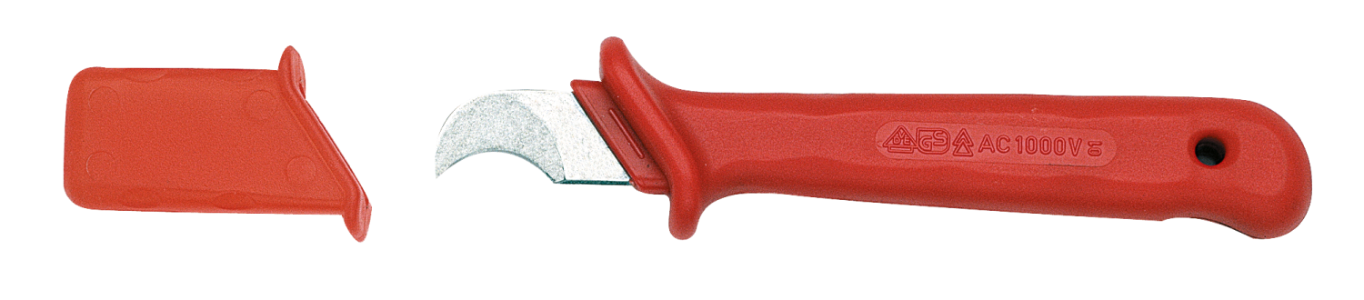 Kabelmes gebogen 1000V VDE 180mm