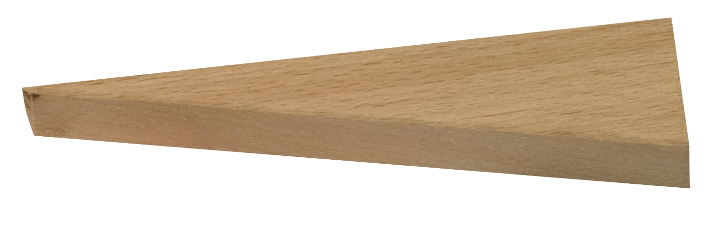 Houten Wig 165x20x37mm uit hardhout