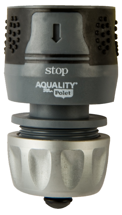 Koppeling 1/2"-5/8" Trimat Aquastop in blister