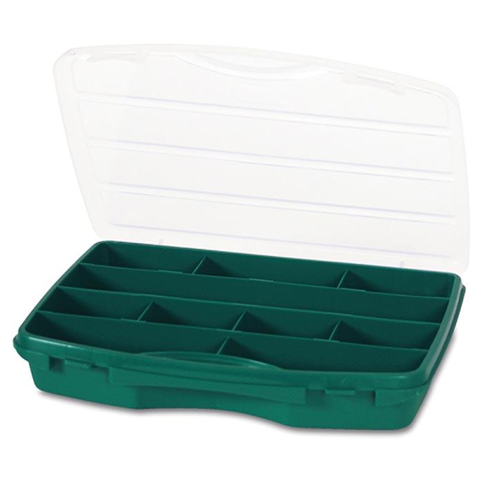 Assortimentsdoos 21-10 Groen met handvat 256 x 192 x 42mm