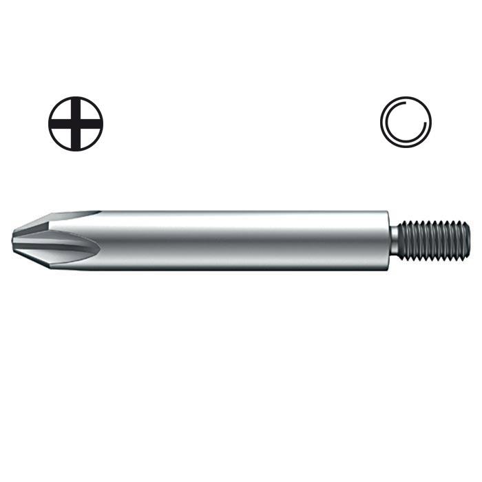Bit met Schroefdraad 10/32" UNF Kruiskop 7341Z PH2x45