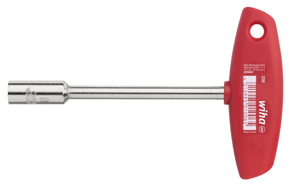T-greep Dopsleutel vierkant 338 8,0x125mm