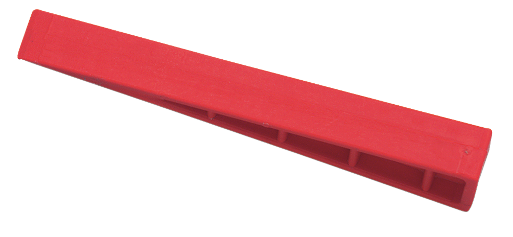 Kunststof Wig 1000V 165x20x30mm polyamide rood