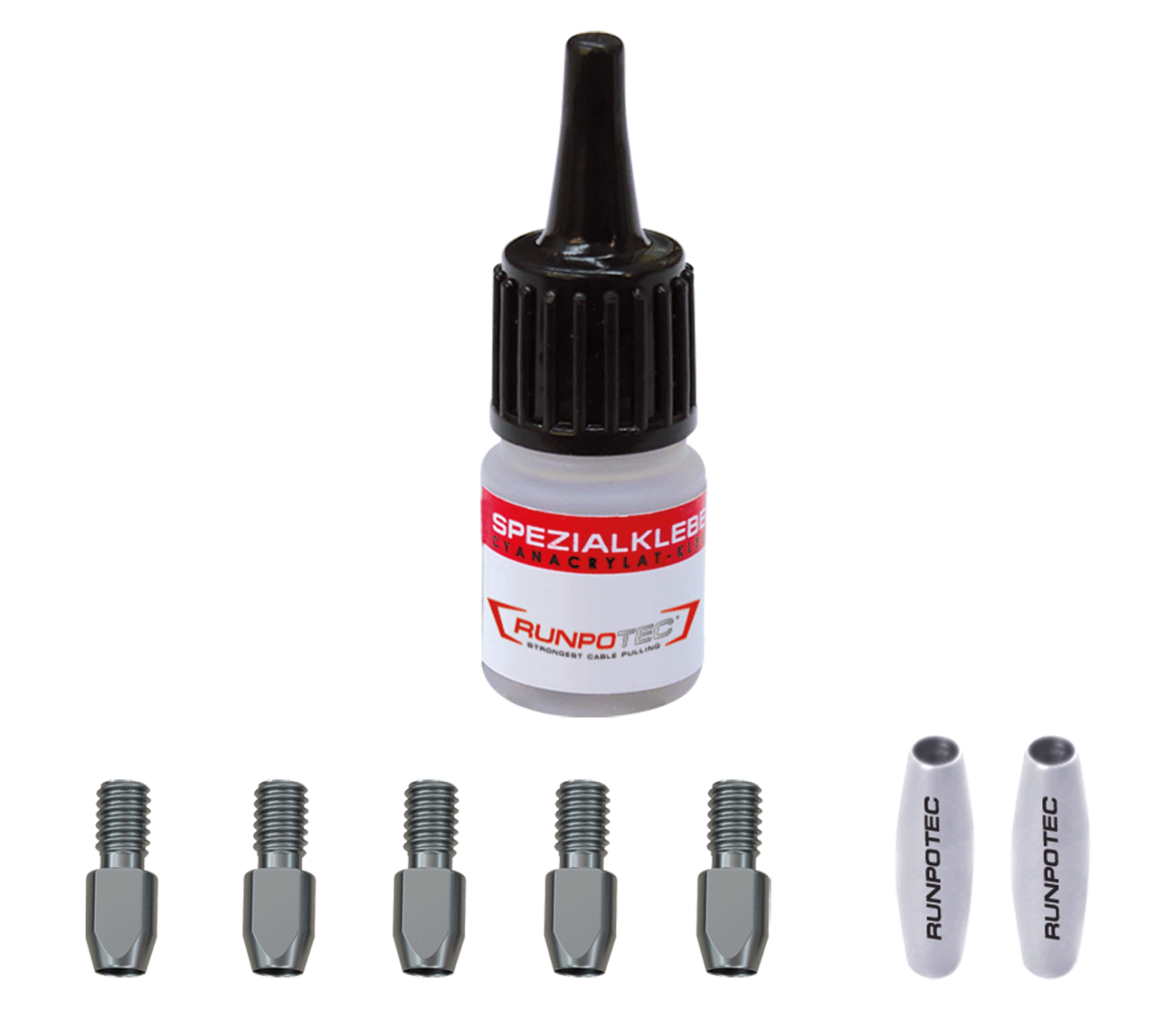 GF3 SLIM Reparatieset Ø 3mm Glasvezel Trekveer, 8-delig