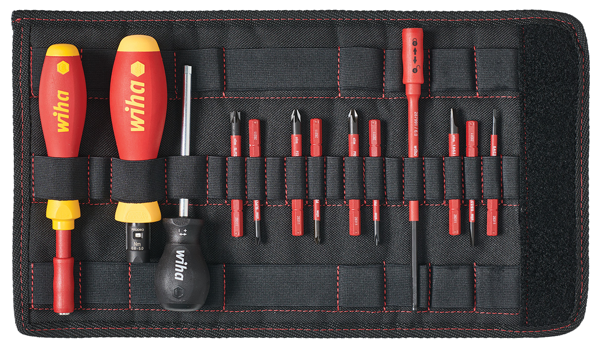 Momentschroevendraaierset TorqueVario®-S electric 1000V VDE 2872 0,8-5 Nm (6%), 14-delig