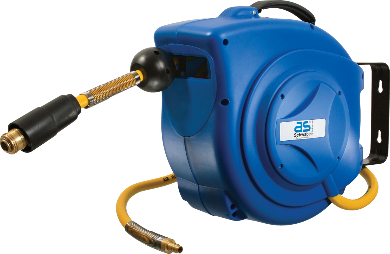 Automatische Luchtslanghaspel met snelkoppeling 10m