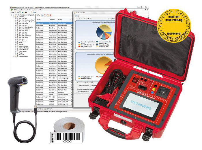 ST 760+ Apparatentester Set