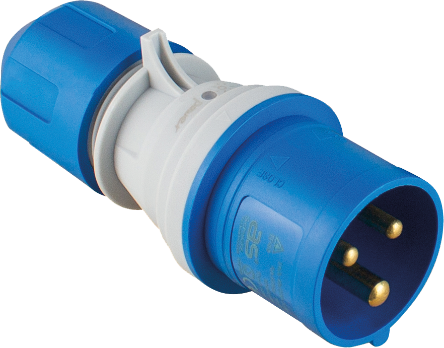 Camping CEE Powerlight Contactstop 230V/16A IP44 3-polig