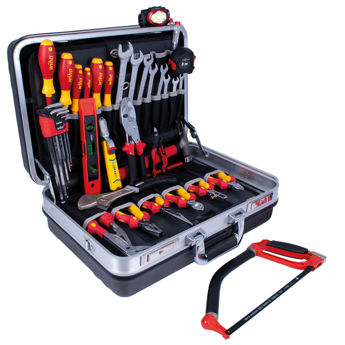 Gereedschapskoffer Profi Elektro, 43-delig