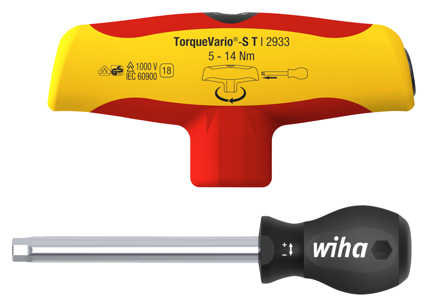 Dwarsgreep Momentschroevendraaier TorqueVario-ST Electric 2933 5-14 Nm (6%)