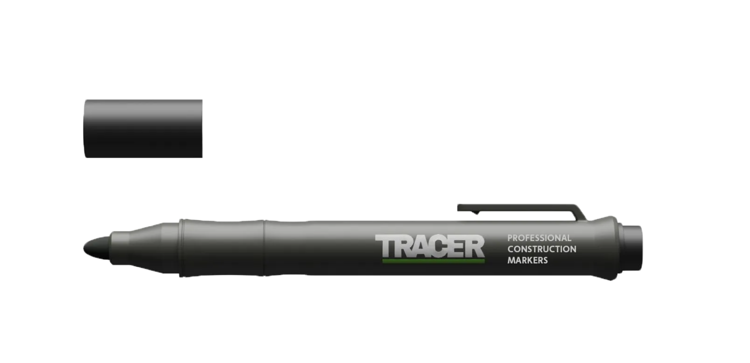 TRACER Permanent verstoppingsvrije markeerstift ACF-BP1 Zwart.png