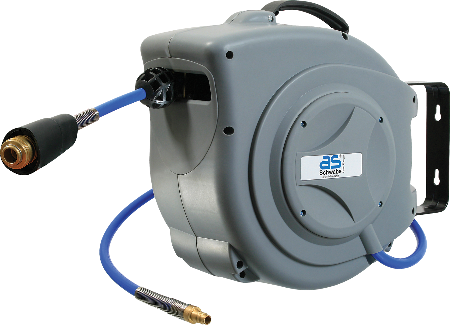 Automatische Luchtslanghaspel met snelkoppeling 15m
