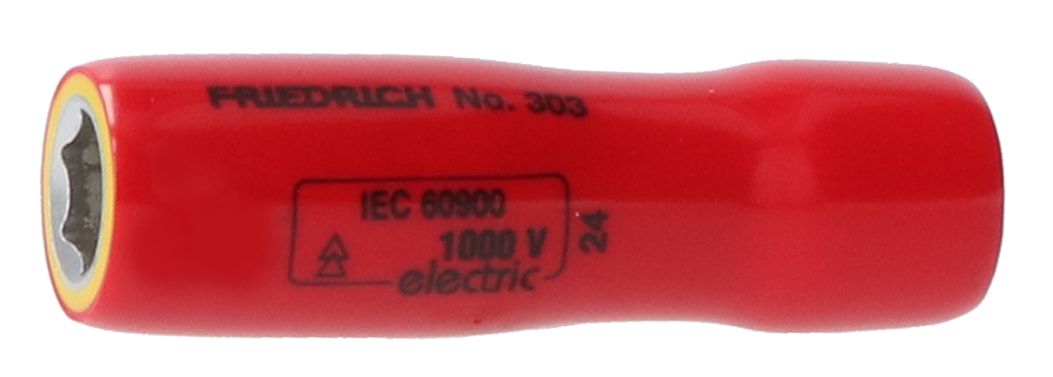 1/4" Zeskantdop 303 1000V lang 8mm