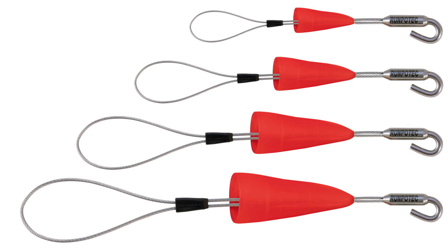 Kabeltreklussenset RTG6 Ø14-30mm met haak, 4-delig