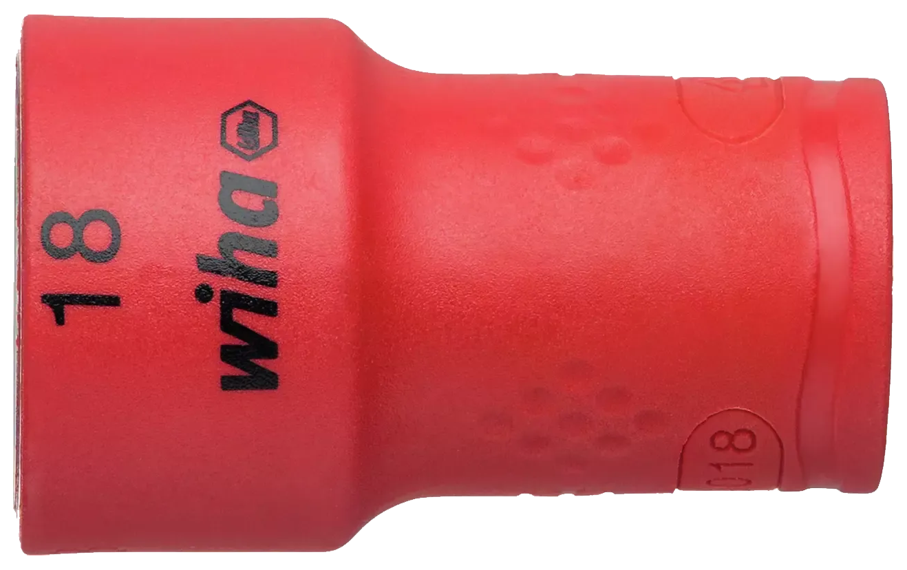 3/8" Zeskantdop 1000V VDE 18mm