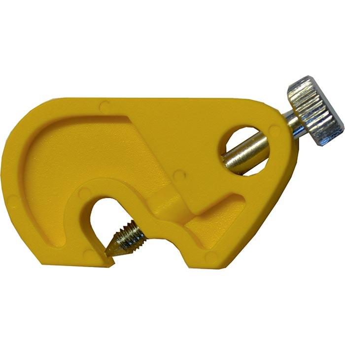 Lockout Universele automaten vergrendeling geel Type B 10mm