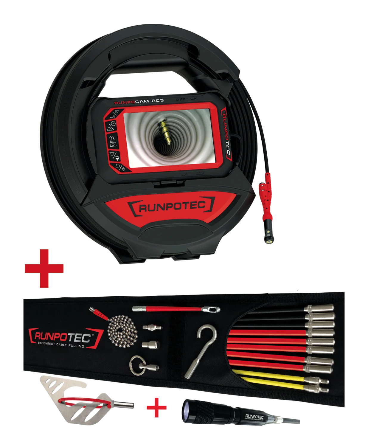 RUNPO ACTIESET Inspectiecamera RC3 15m + Runposticks - Comfort Pakket.png
