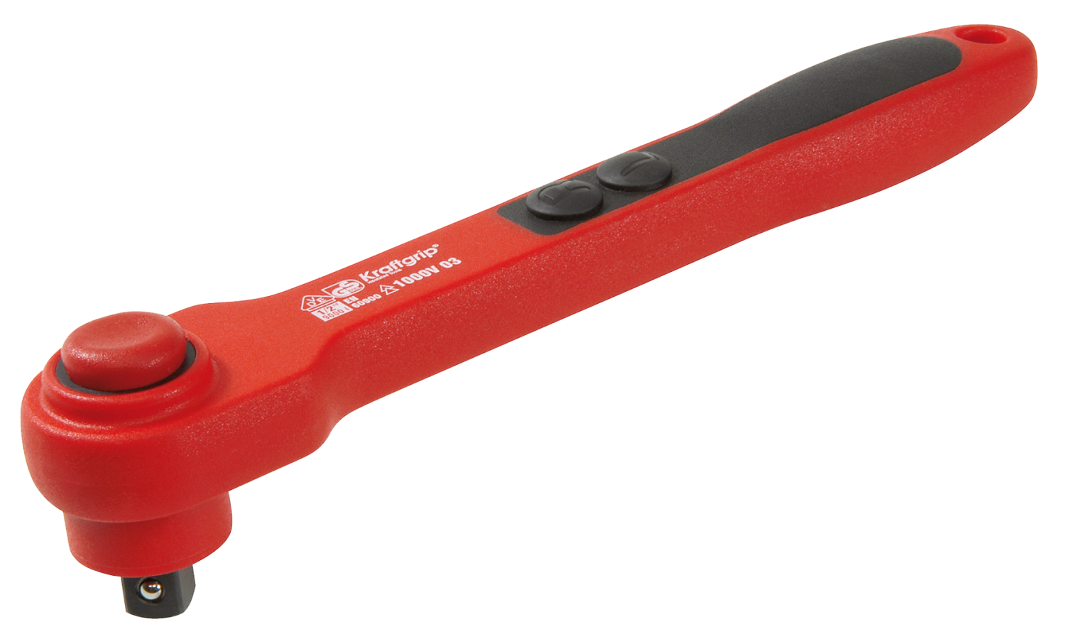 1/2" Omschakelbare Ratel 1000V VDE 280mm