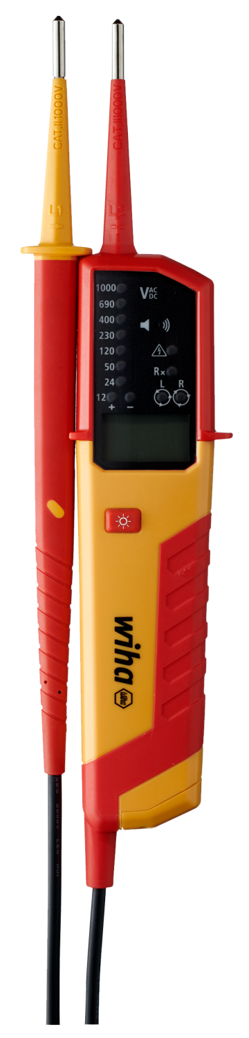 Tweepolige Spanningstester 12 – 1000 V AC