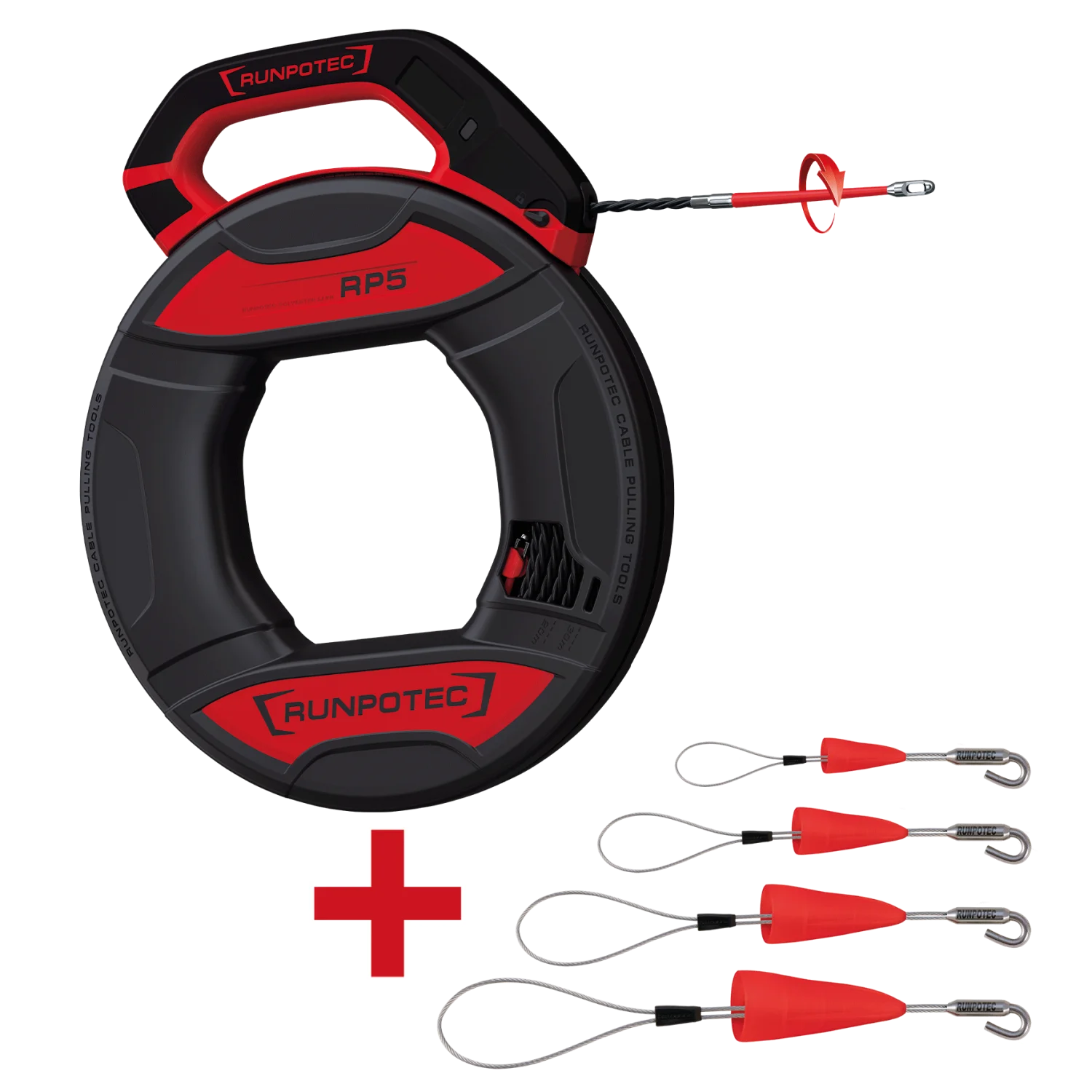 RUNPO ACTIESET Runpo 5 30m + Runpo Set Kabeltreklussen met haak 4-delig.png