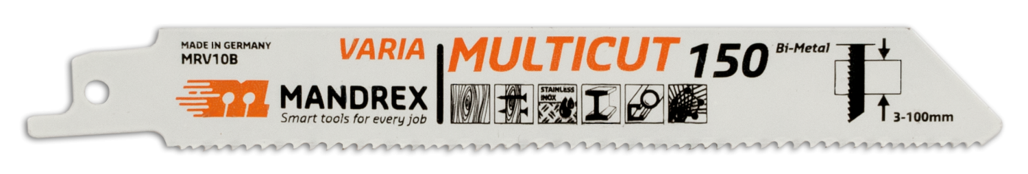 Multicut Varia Reciprozaagblad MRV10B 150mm (2 st.)