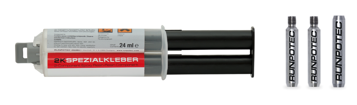 RVS Reparatieset Ø 7,5mm Glasvezel Trekveer, 4-delig