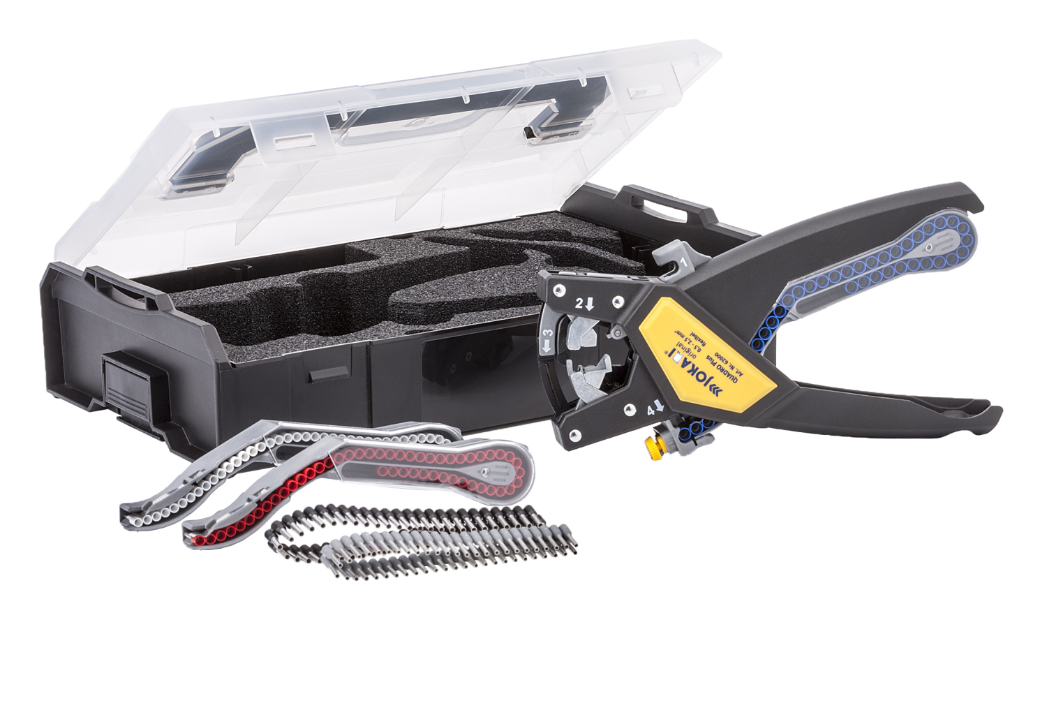 Automatische Striptangset Quadro Plus Incl. Adereindhulzen 62000