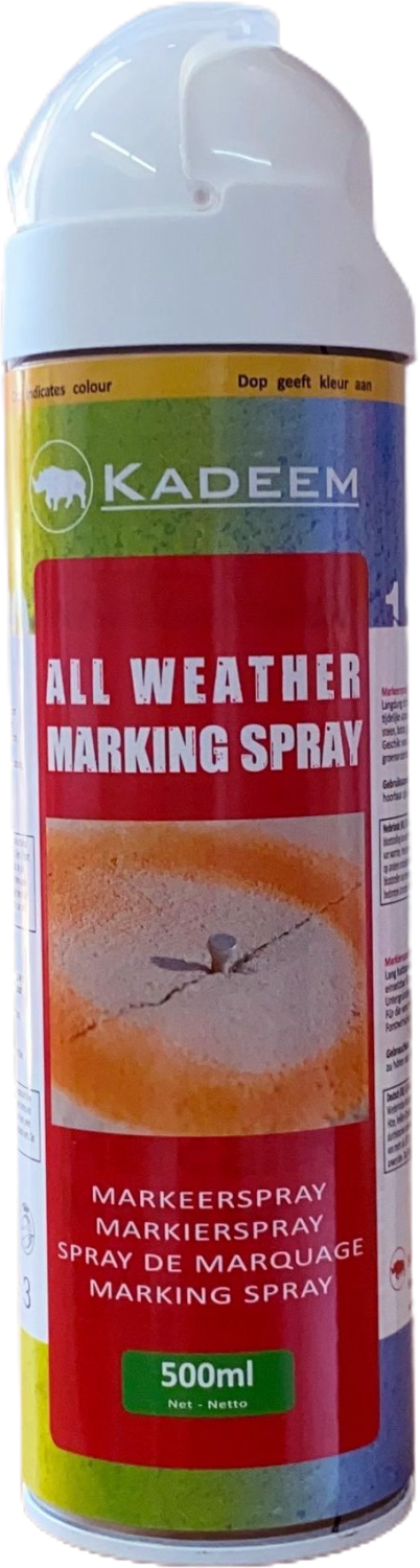 Markeerspray All Weather 500ml Wit