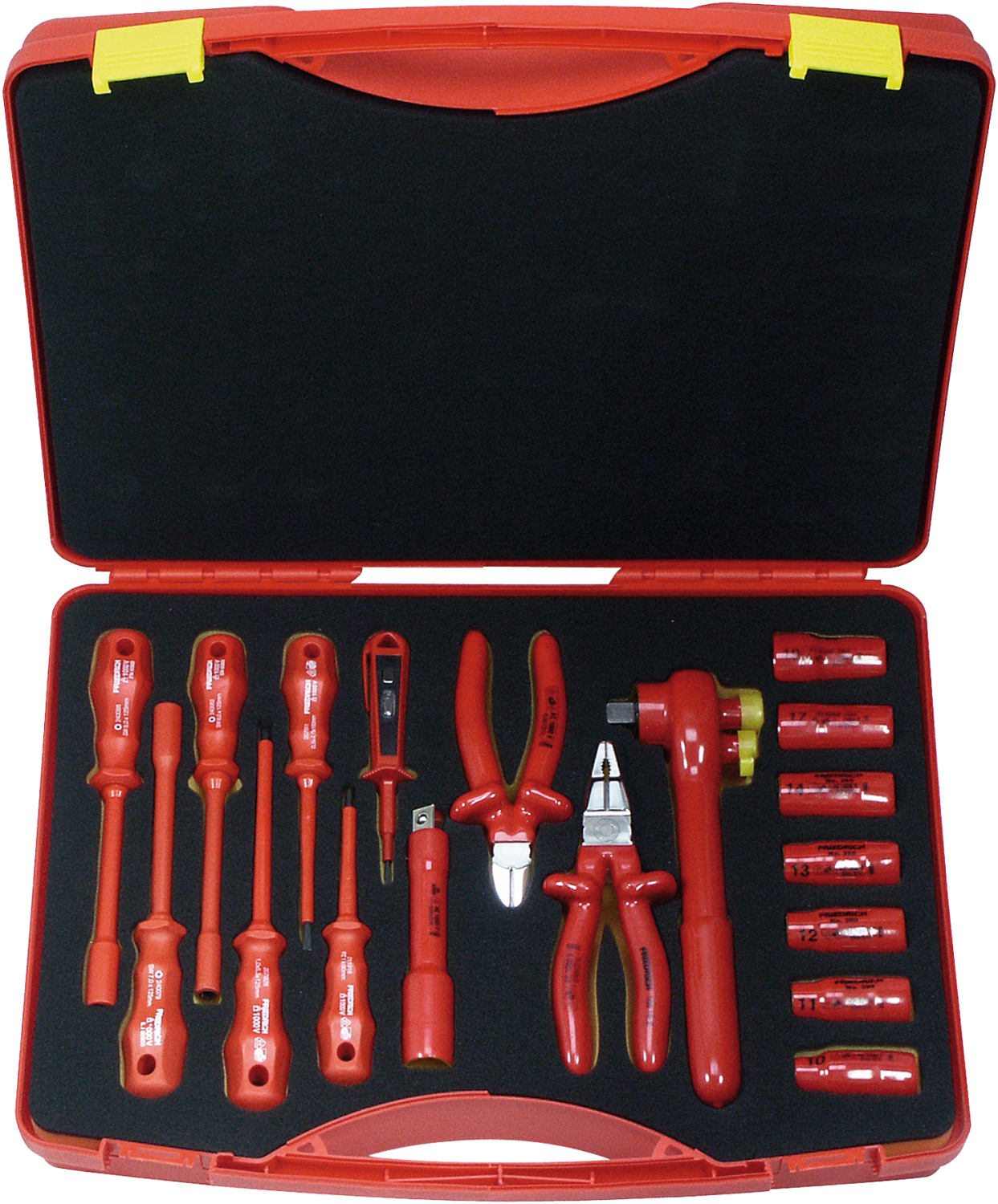 Gereedschapsset 1000V VDE, 18-delig