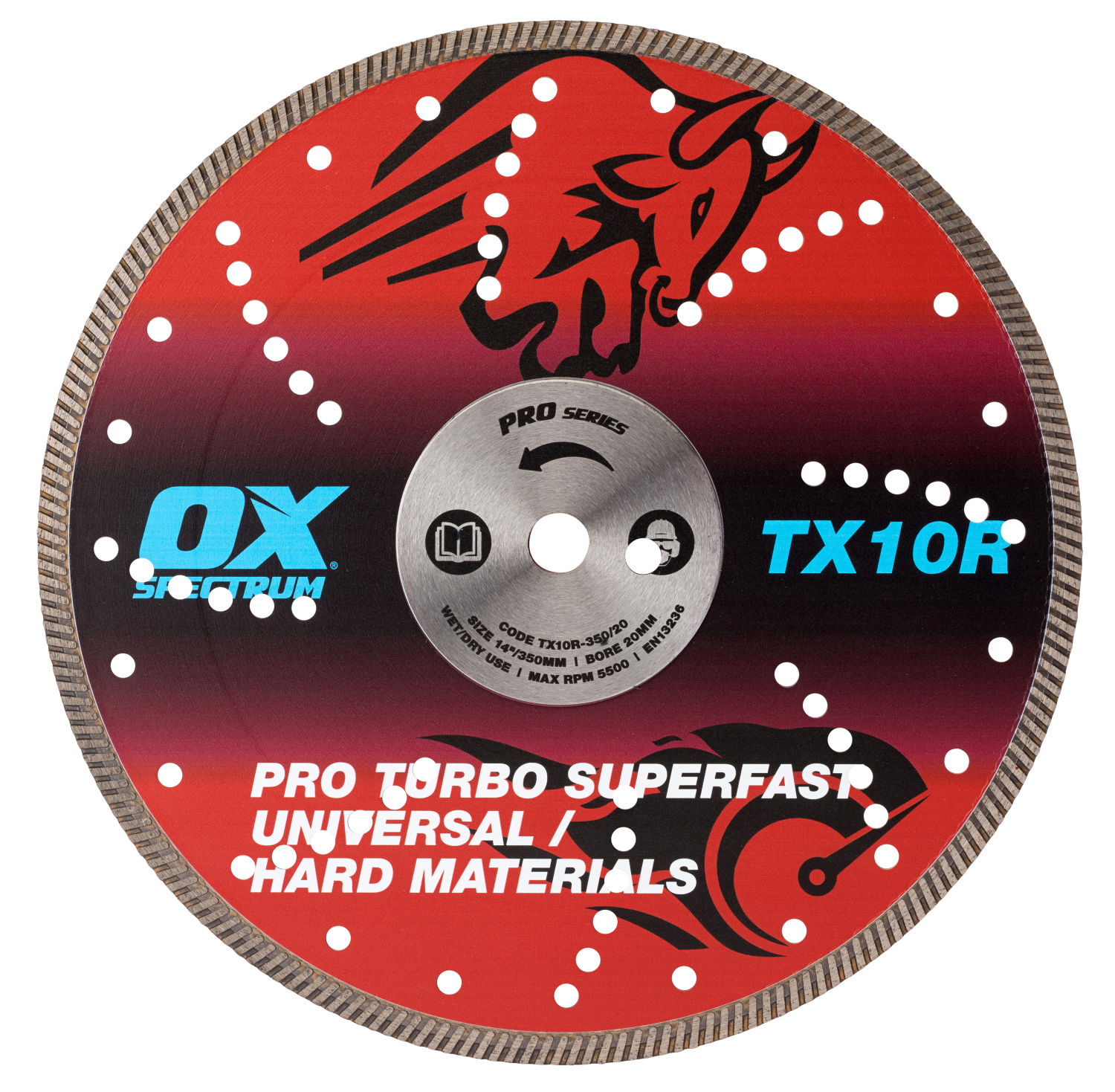 Pro Turbo Diamantzaagblad Staal TX10R 350mm