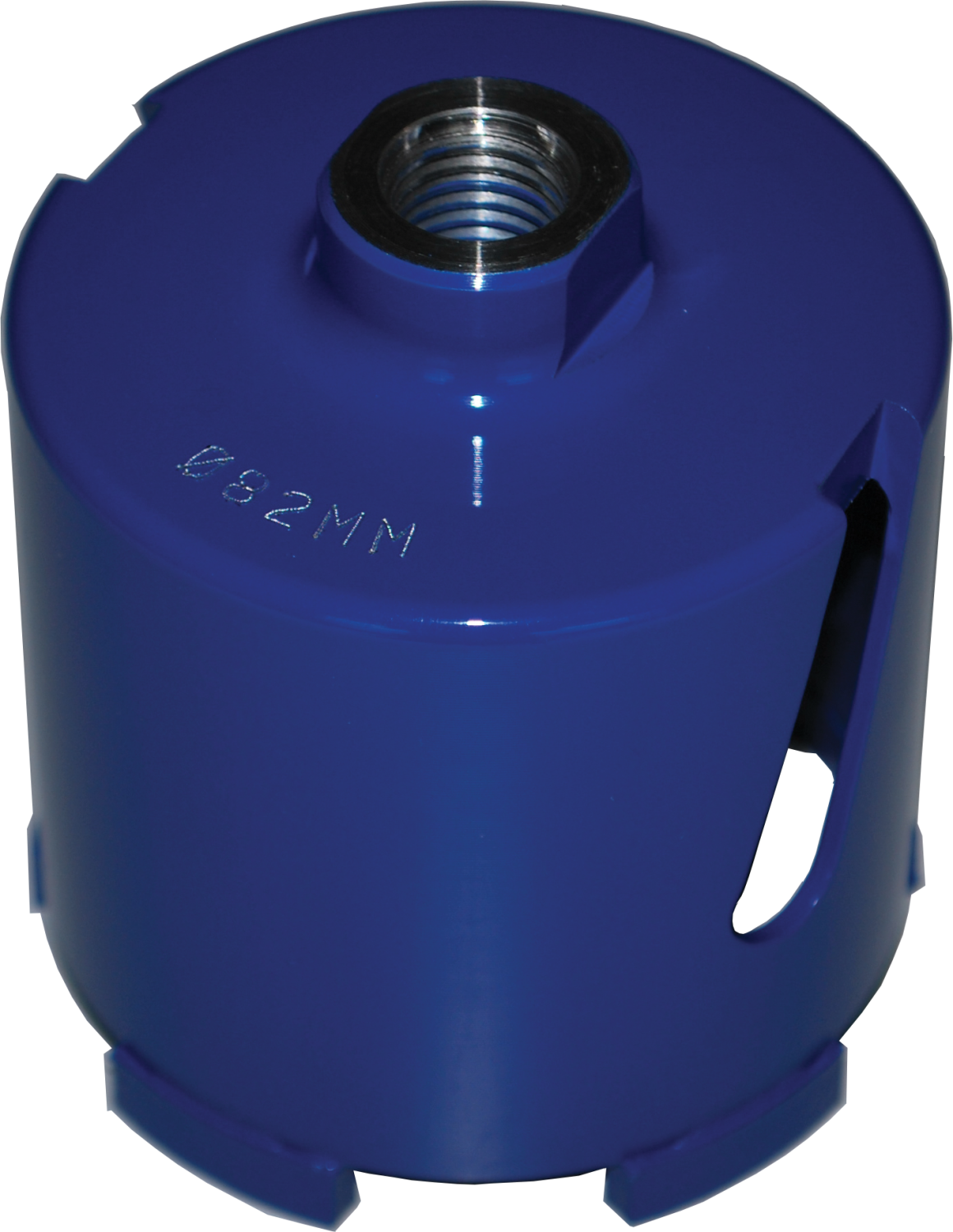 Diamantboor 82mm 5 segment drooggebruik zijsleuf