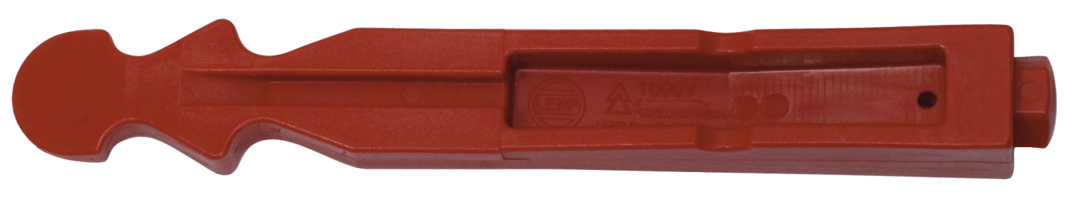 Kunststof Wig 1000V 240x30x30mm rood anti-slip