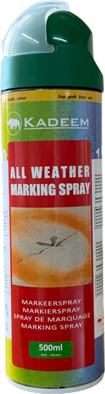 Markeerspray All Weather 500ml Groen
