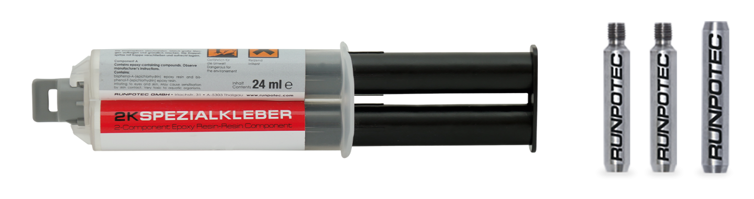 RVS Reparatieset Ø 11mm Glasvezel Trekveer, 4-delig