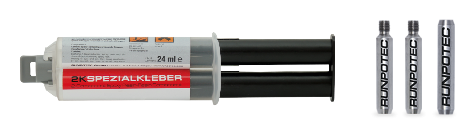 RVS Reparatieset Ø 6mm Glasvezel Trekveer, 4-delig