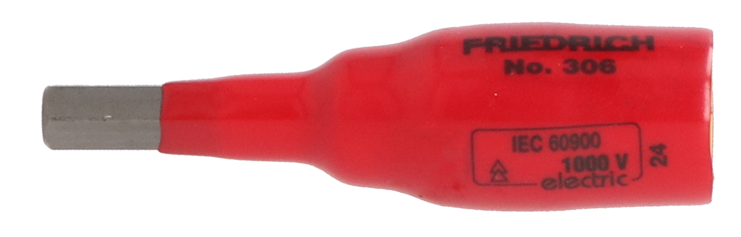 3/8" Schroevendraaiersopsleutel 306 1000V 65mm 8mm