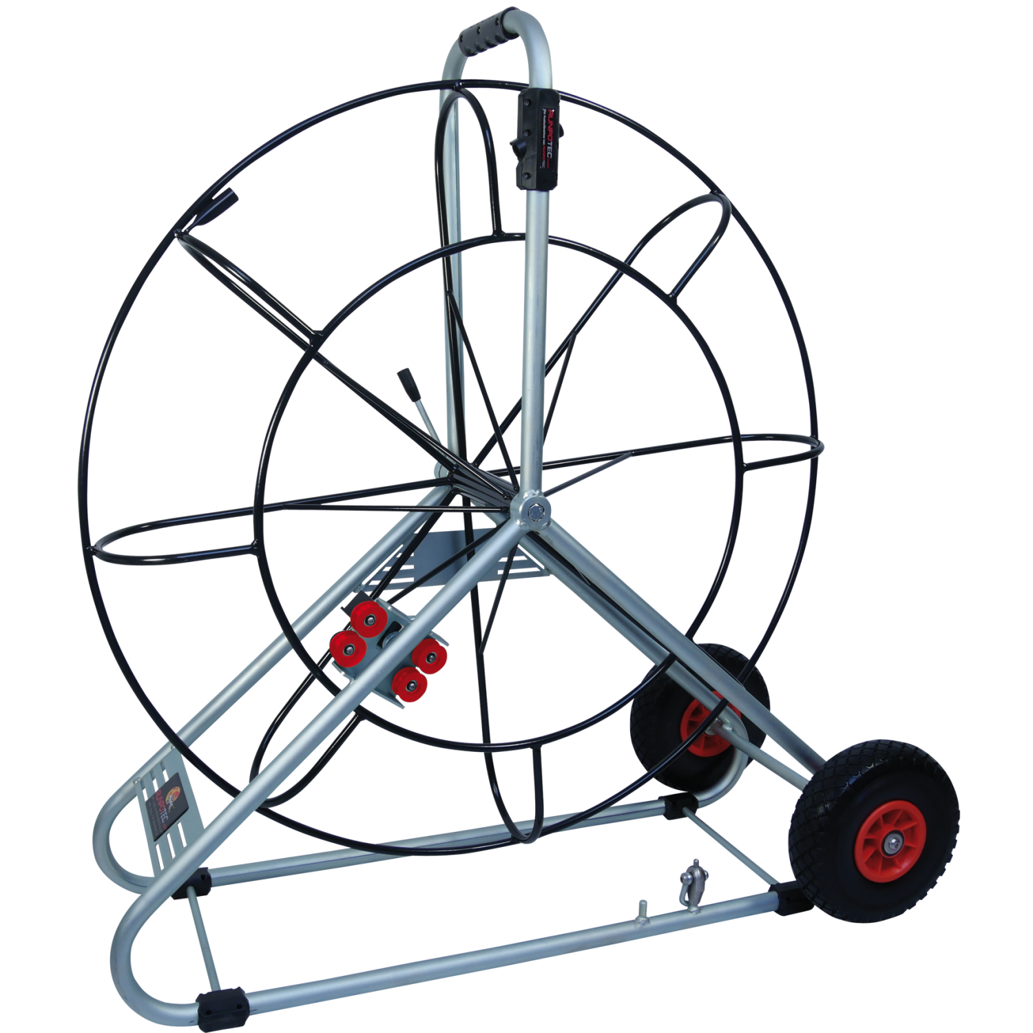 Haspel Ø 1000mm verzinkt/gepoedercoat t.b.v.11mm Glasvezel Trekveer