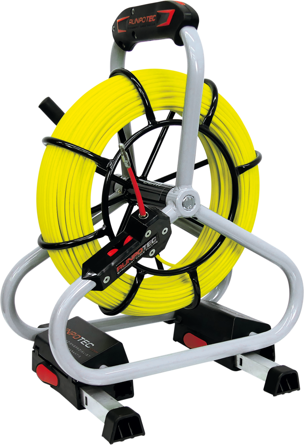 Profi-set Glasvezel Trekveer Ø 4,5mm RTG6 50m incl. Haspel