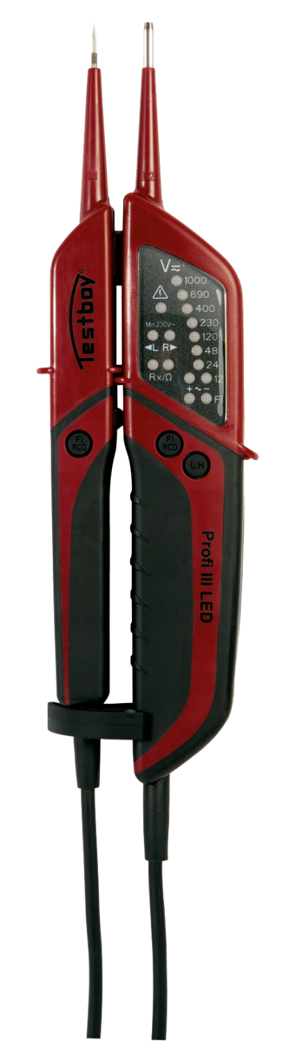 Tweepolige Spanningstester Profi III LED