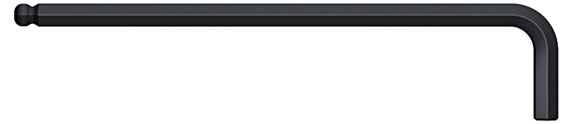 Inbussleutel Kogelkop 369 gezwart Inch 7/64"