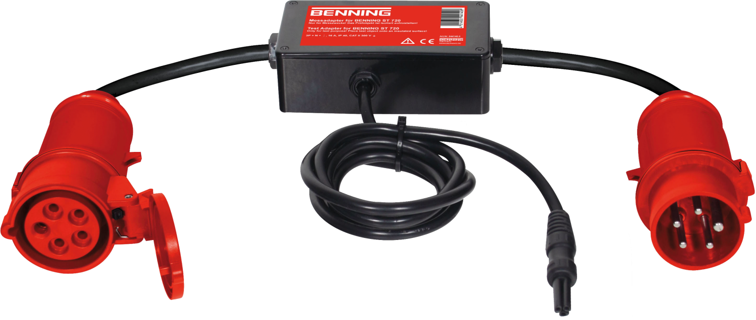 Meetadapter driefase 16A CEE 5-polig (actief) ST 725