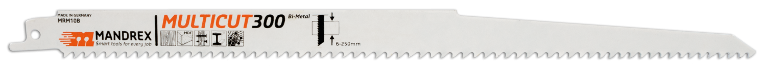 Multicut Reciprozaagblad MRM10B 300mm (2 st.)